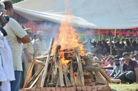 Dasari Narayana Rao Funeral at Moinabad Farm House